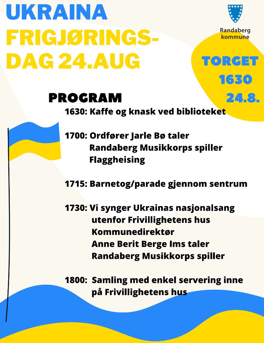 24. august – Markering av Ukraina sin frigjøringsdag i Randaberg