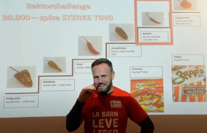 Aksjonsuka: 30.000kr Rektorchallenge