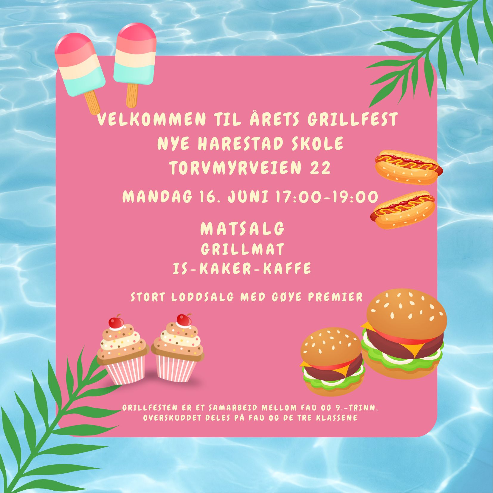 VELKOMMEN TIL GRILLFEST 16.6 kl 17-19